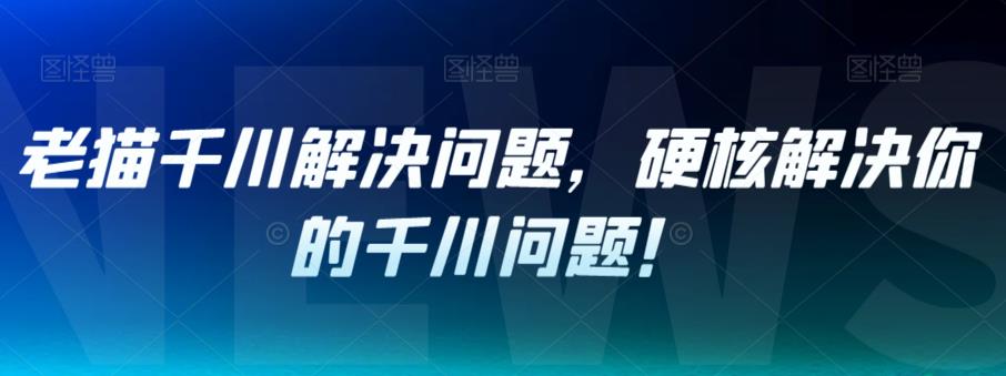 大花猫巨量千川处理问题，强势处理你巨量千川难题！