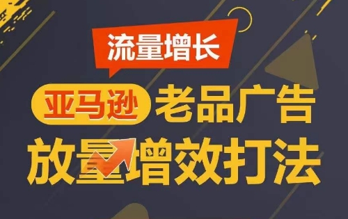 流量增长 亚马逊老品广告放量增效打法，短期内广告销量翻倍-暖阳网-中创网,福缘网,冒泡网资源整合