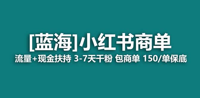 最强蓝海项目，小红书商单！长期稳定，7天变现，商单分配，月入过万