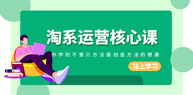 淘宝运营核心课，你学的不仅仅是方式反而是造就方式的根本原因（190堂课）