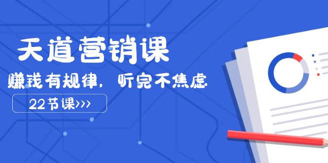 （7848期）三千大道-营销课2023，挣钱有节奏，听后不急躁（22堂课）