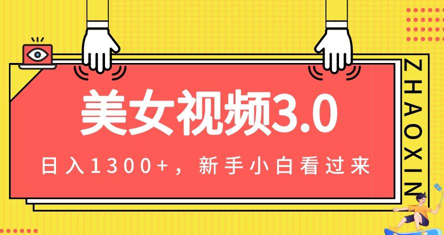 美女丝袜3.0，转现新理念，一天转现1300 ，新手入门快速上手（实例教程 素材内容 创意文案）