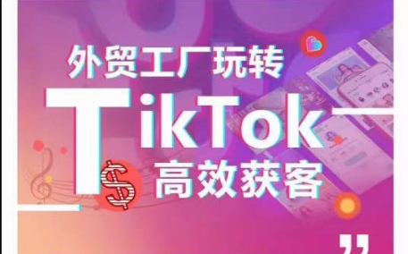 外贸工厂轻松玩TikTok高效率拓客，多种多样推广方式与内容创作方法，拆卸爆款短视频打造成功实例