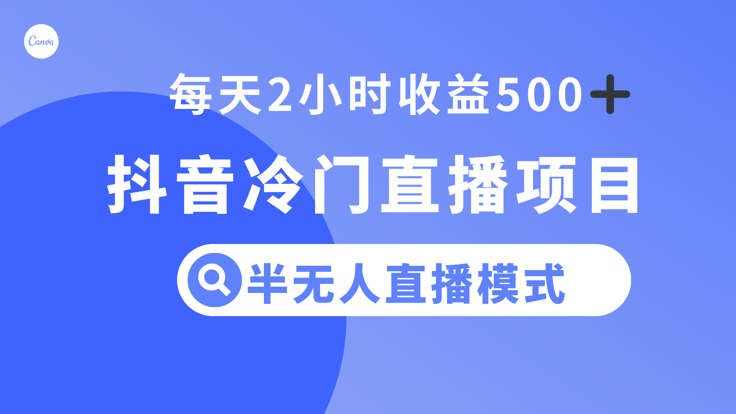 （8053期）抖音视频小众直播项目，半没有人方式，每日2钟头盈利500-暖阳网-优质付费教程和创业项目大全