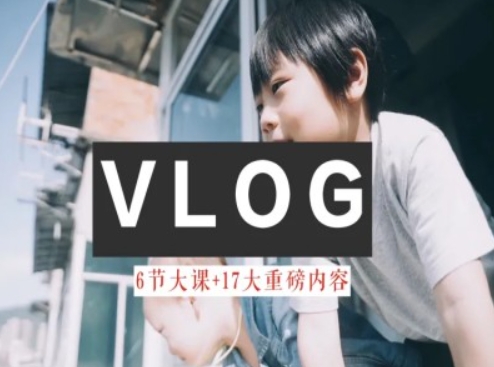 零基础vlog视频课程教大家小白变高手-雅致生活实例教程